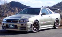 スカイラインGTR R34ニュルのレンタカー